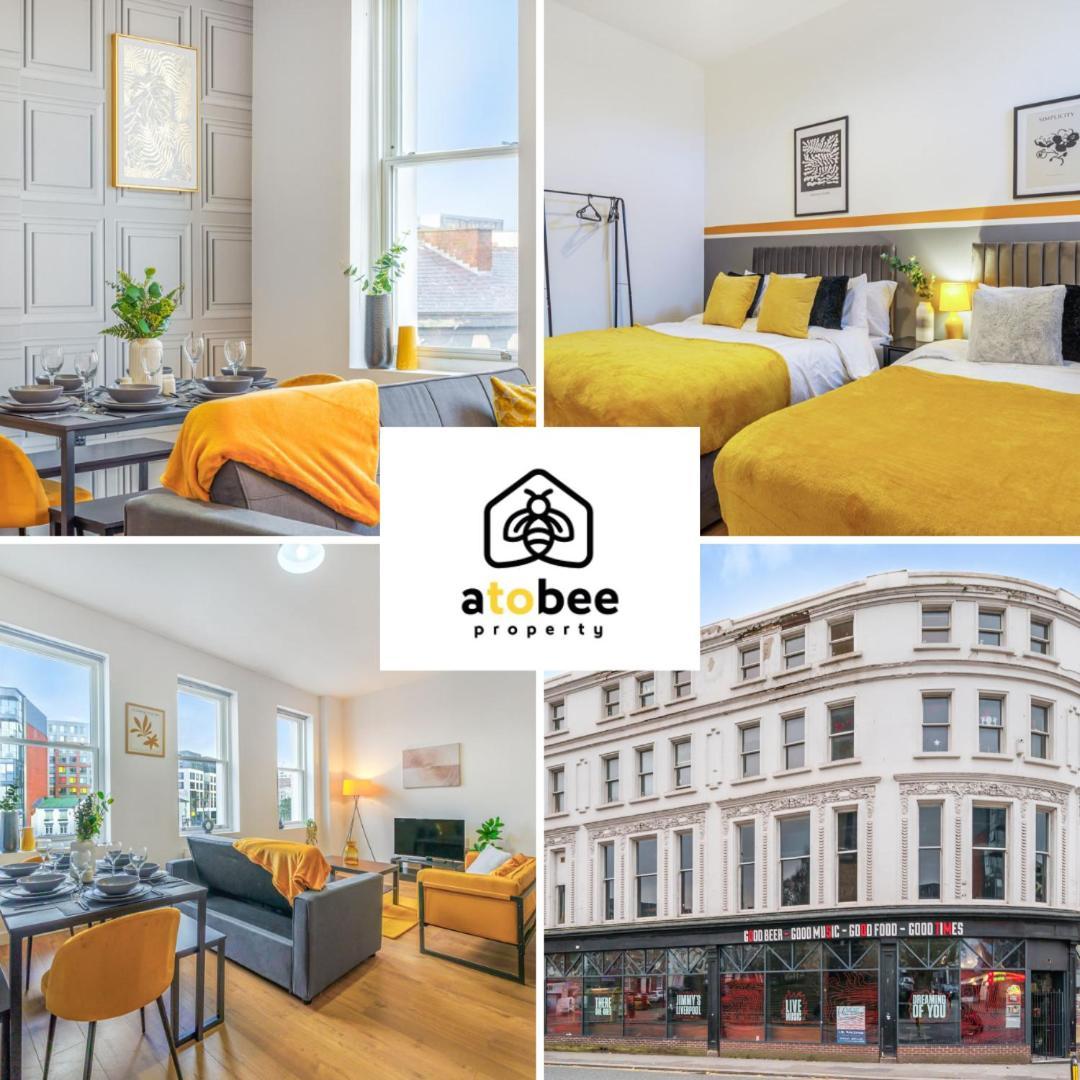 Spacious City Centre Apartment - Sleeps 8 리버풀 외부 사진